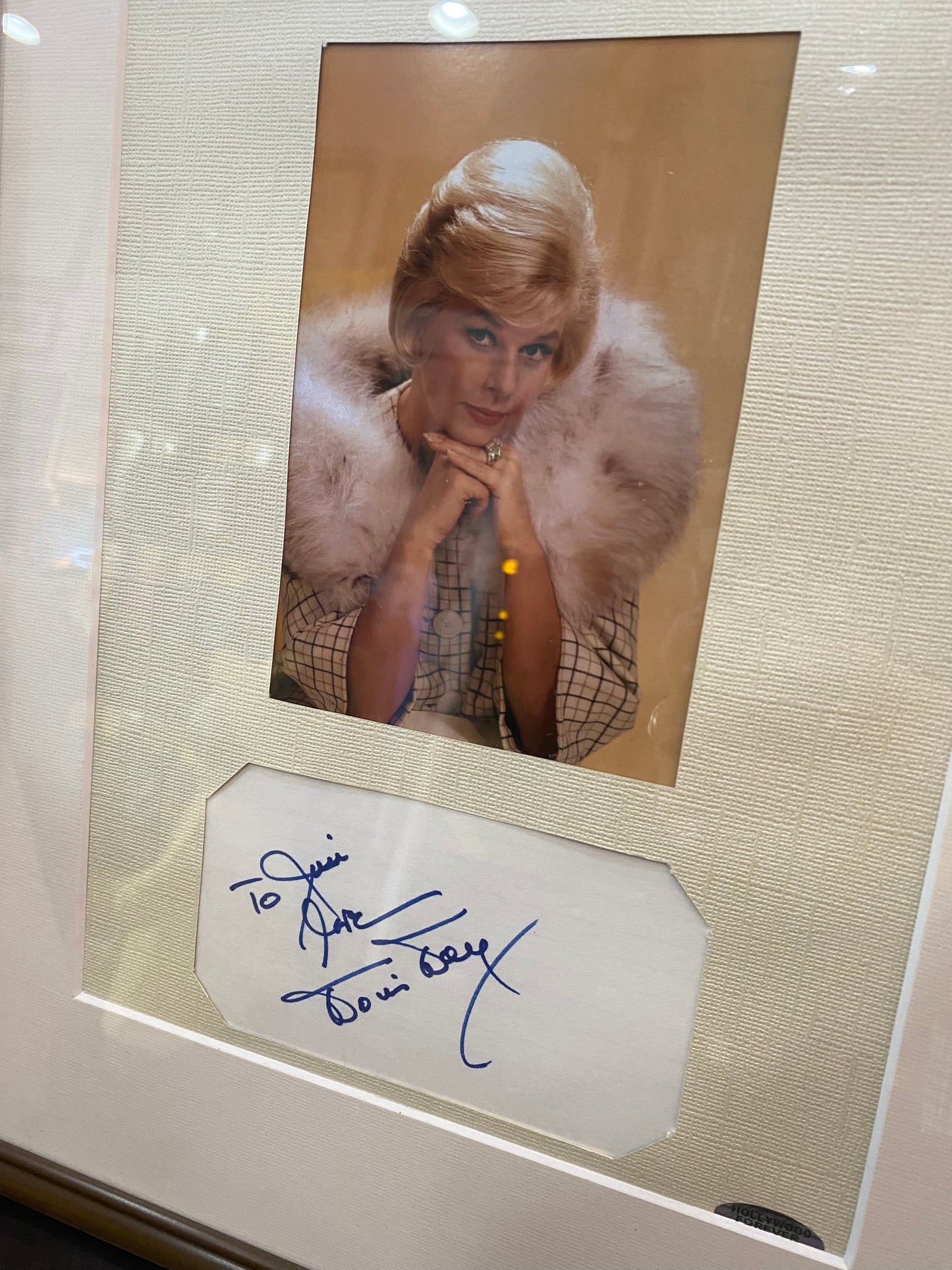 Doris Day Autograph