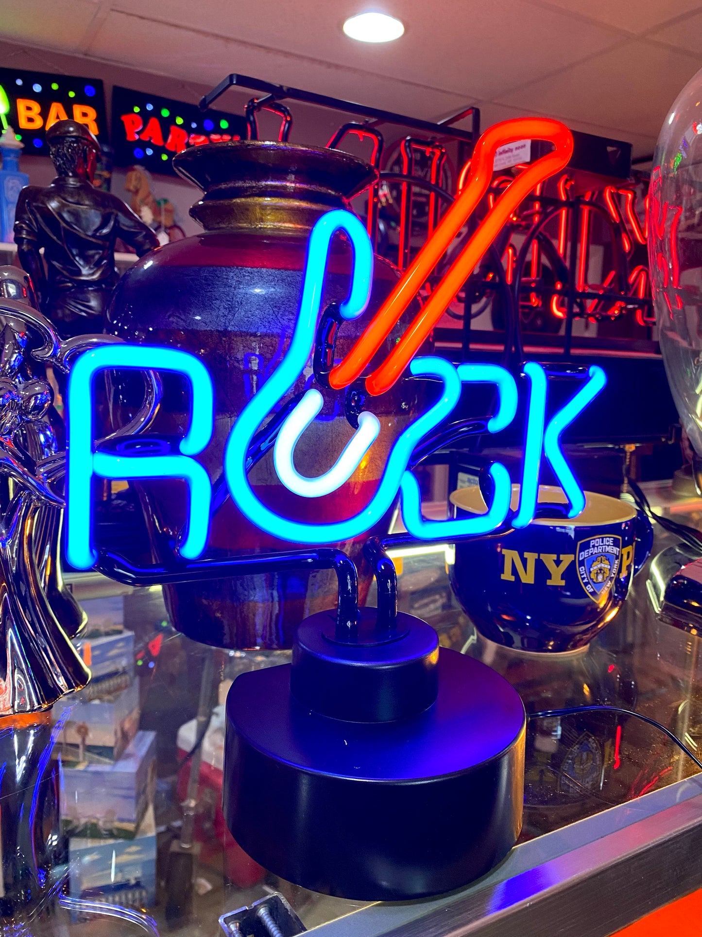 Rock Guitar Neon Sculpture *LOCAL PICKUP ONLY*