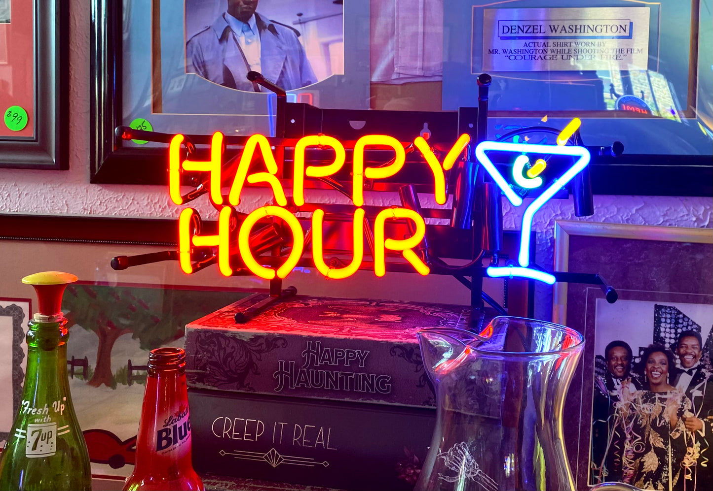 Happy Hour Junior Sized Neon Sign *LOCAL PICKUP ONLY*
