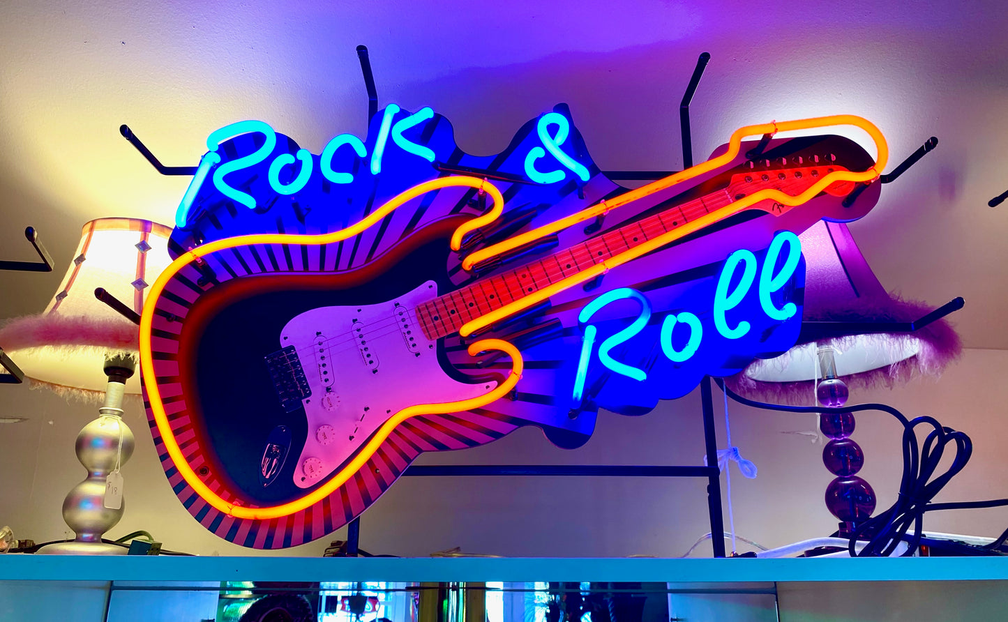 Rock & Roll Guitar Neon Standard Sign *LOCAL PICKUP ONLY*