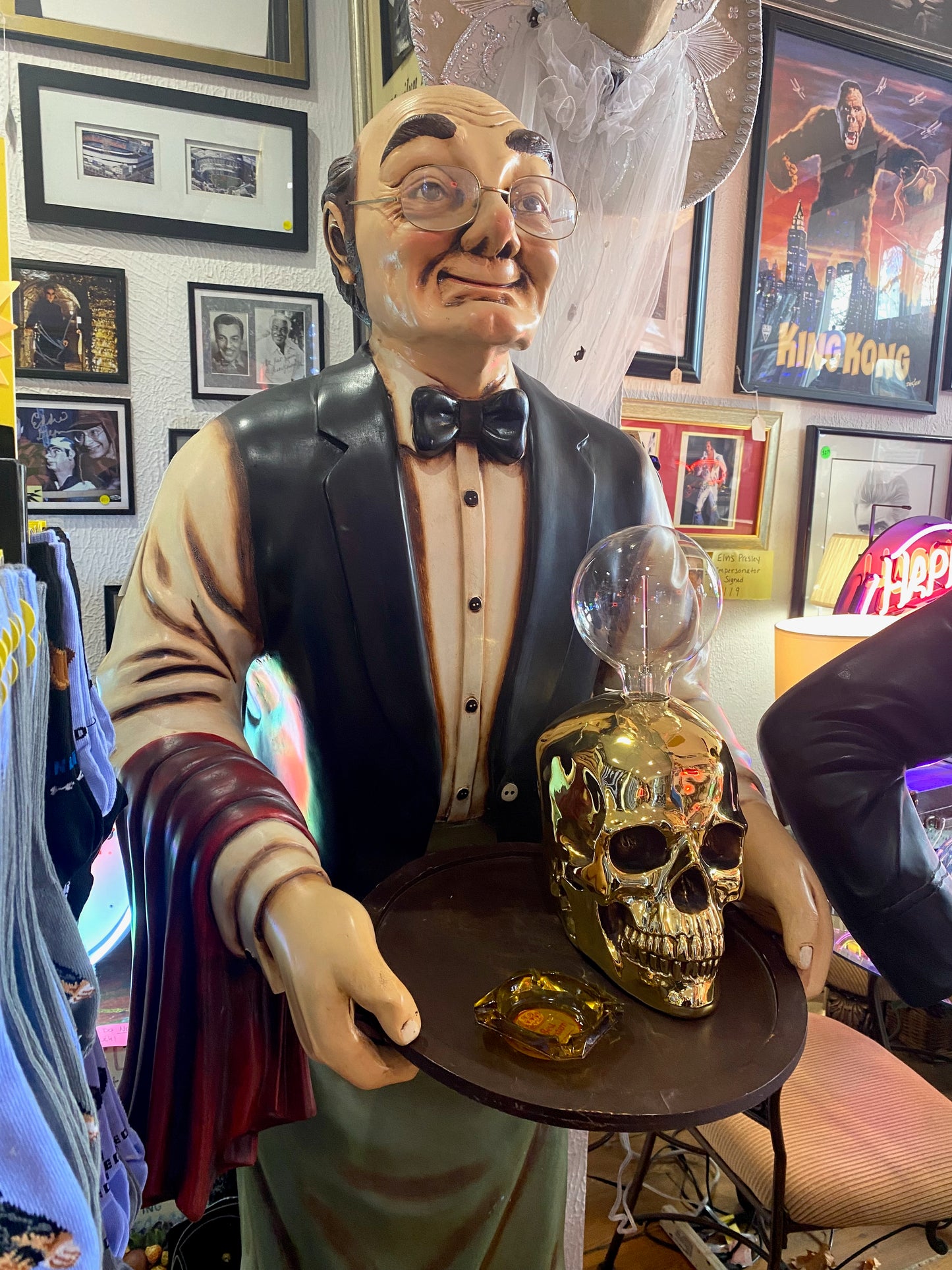 Over 6ft Tall Butler Statue *LOCAL PICKUP ONLY*