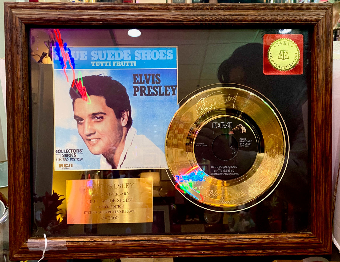 1989 35th Anniversary Elvis Golden Record