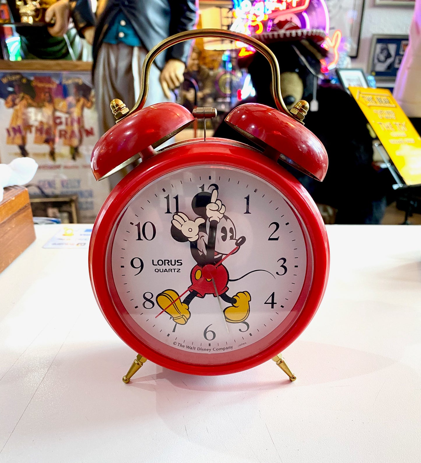 Mickey Mouse Lorus Quartz Alarm Clock