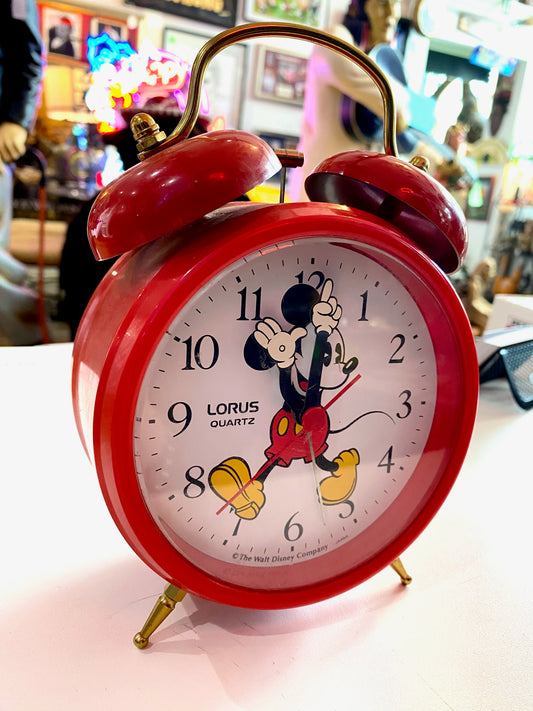 Mickey Mouse Lorus Quartz Alarm Clock