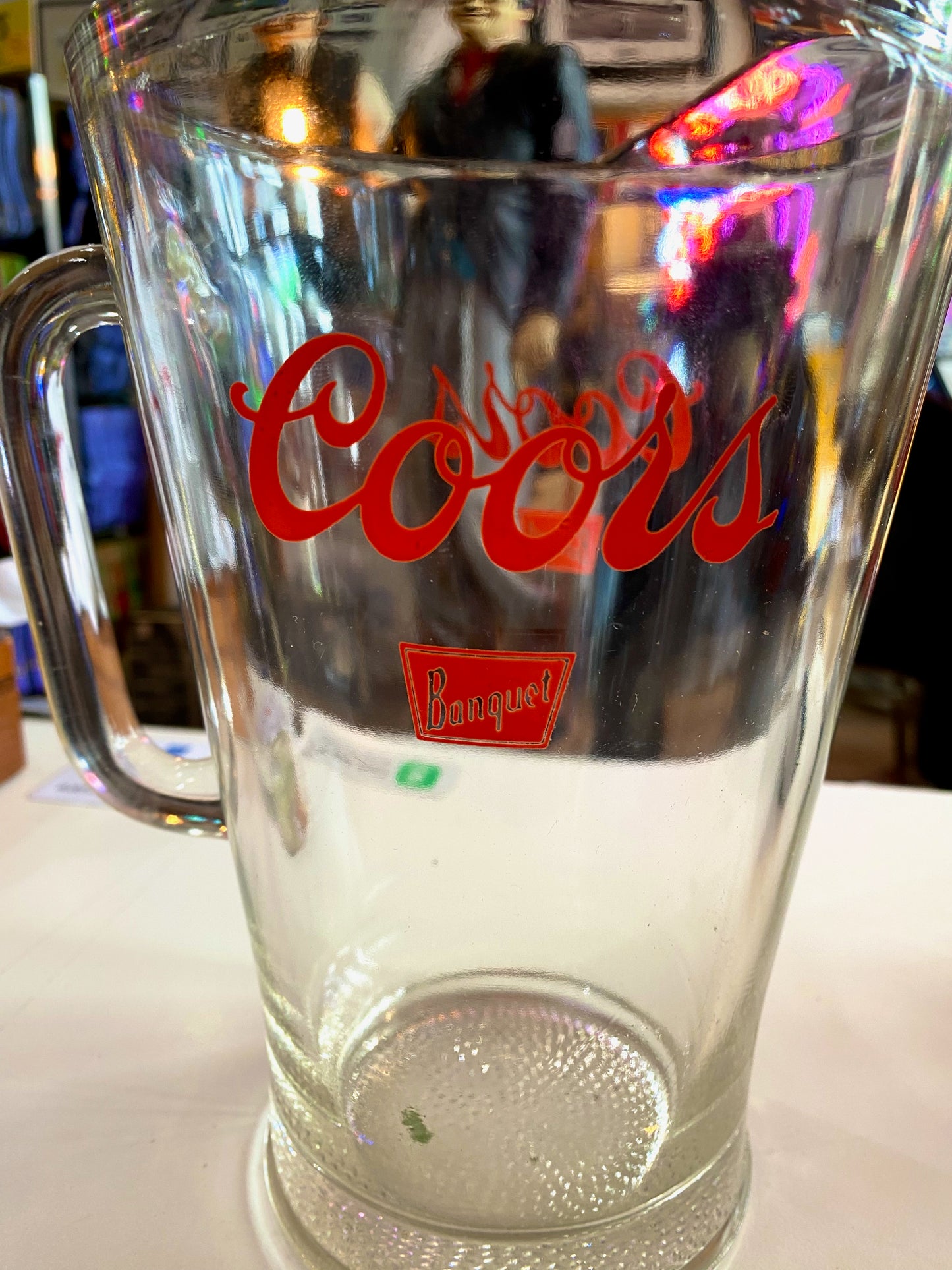 Vintage Style Coors Beer Pitcher