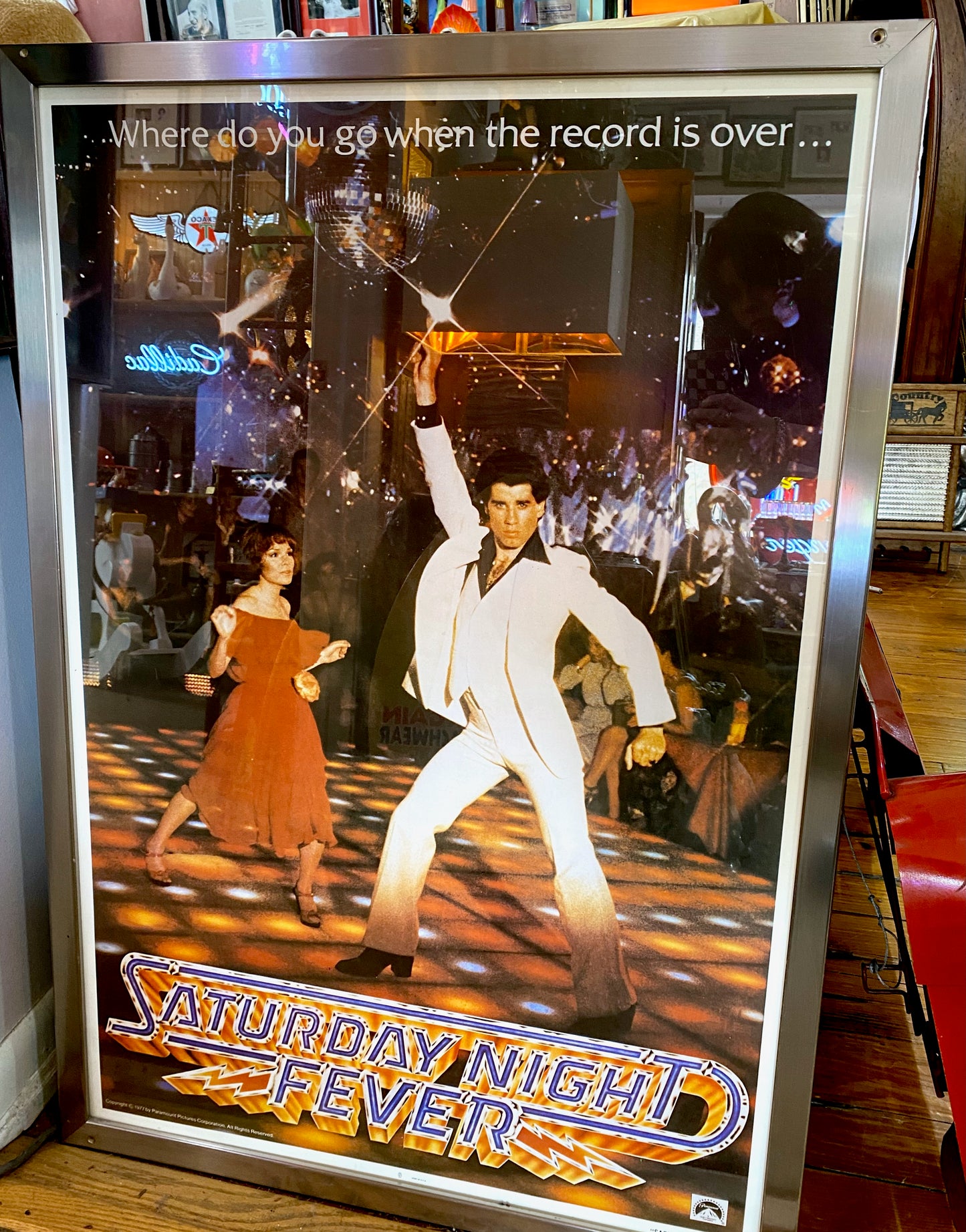 Saturday Night Fever Framed Movie Poster *LOCAL PICKUP ONLY*