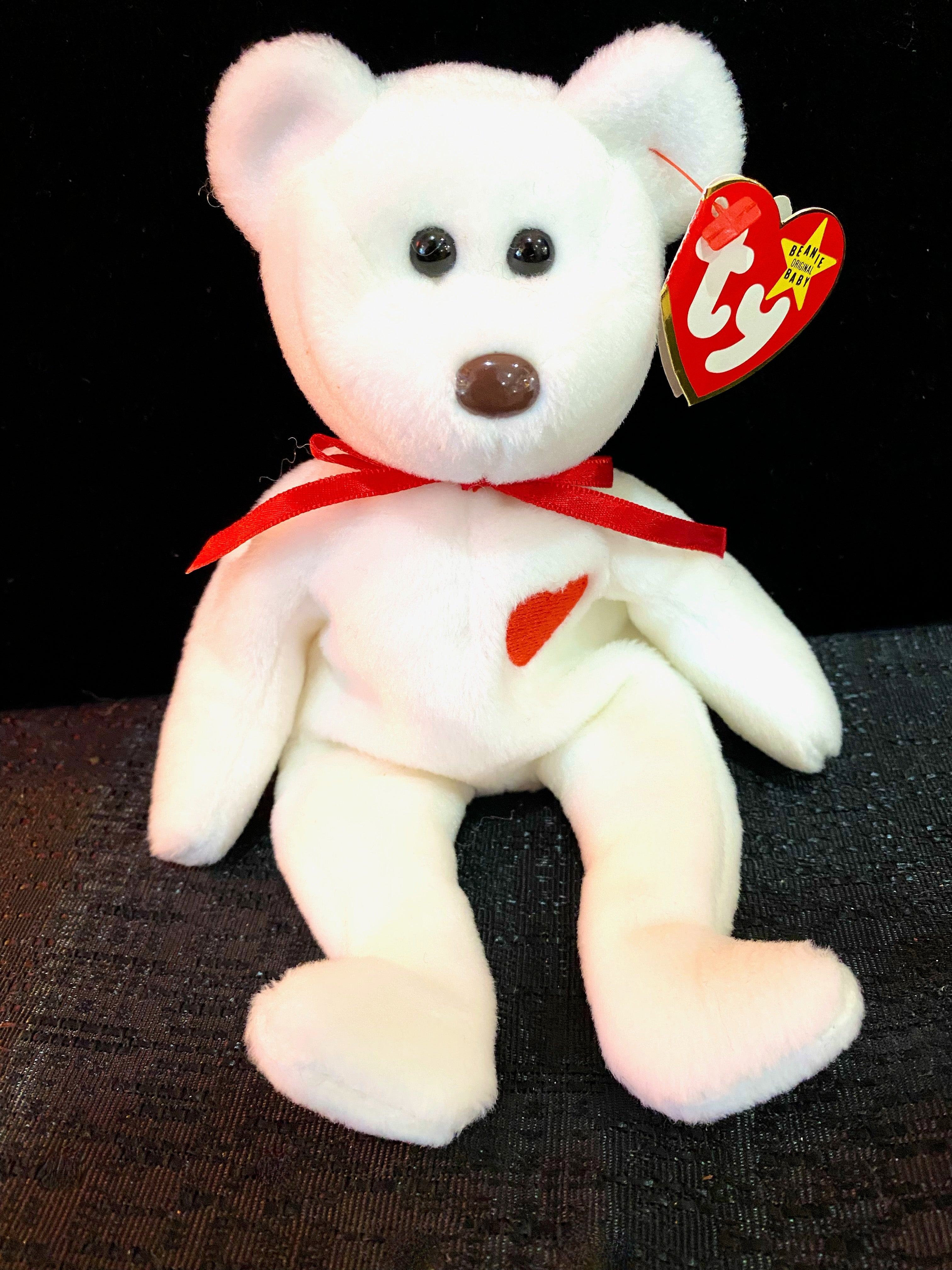 Valentino the shop bear beanie baby