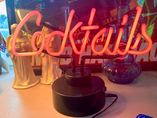 Cocktails Neon Sculpture *LOCAL PICKUP ONLY*