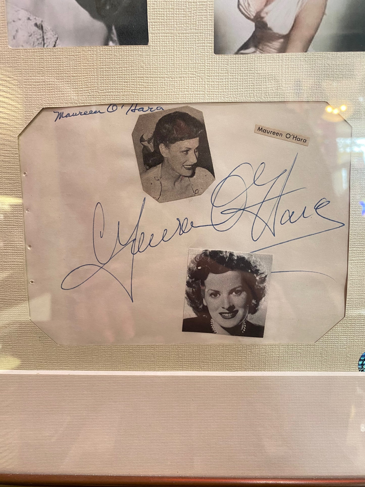 Maureen O'Hara Autograph
