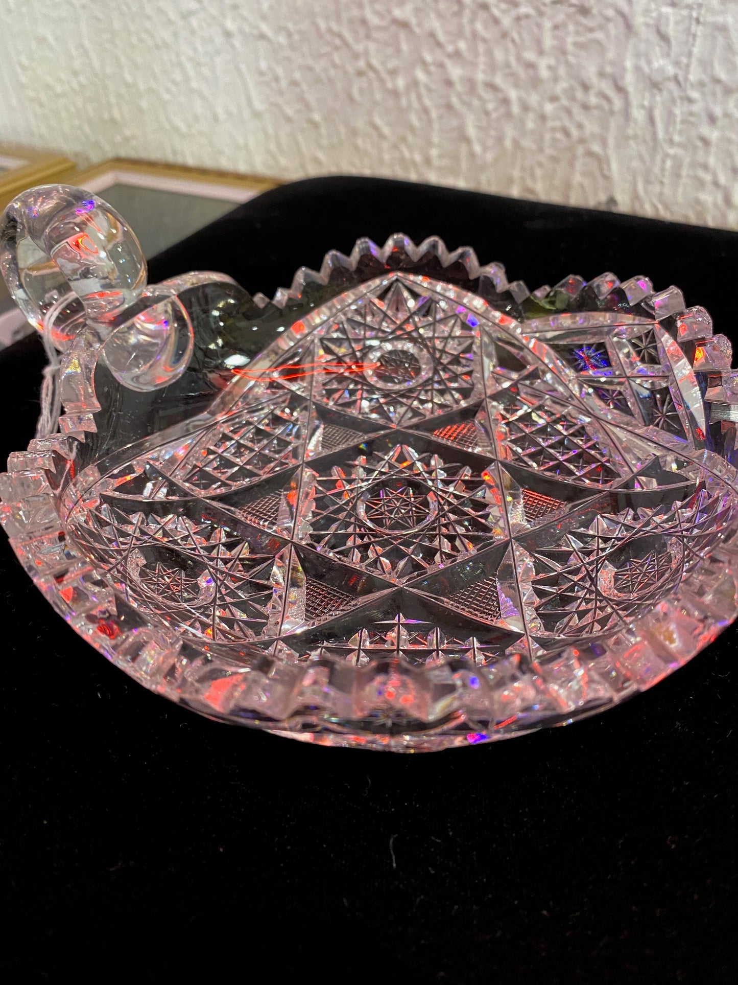 19th Century Crystal Candy Dish