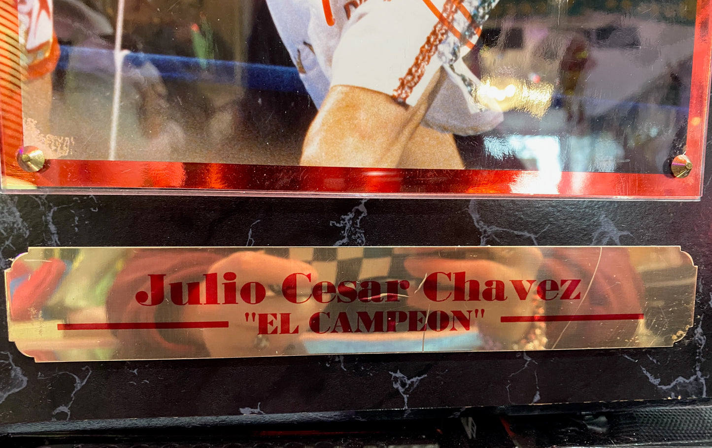 Julio Caesar Chavez Autograph