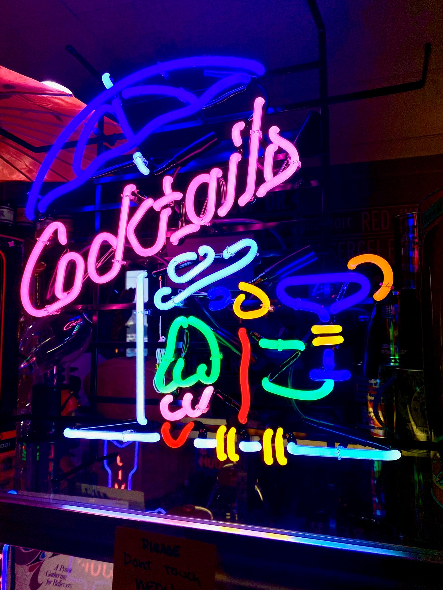 Cocktails Standard Neon Sign *LOCAL PICKUP ONLY*