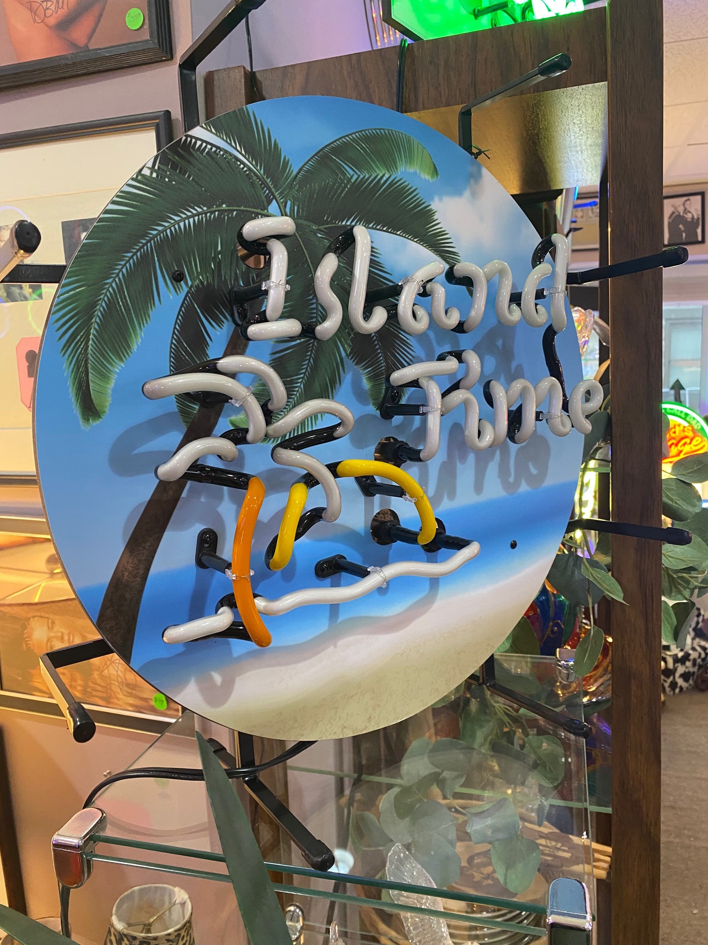 Island Time Junior Sized Neon Sign *LOCAL PICKUP ONLY*