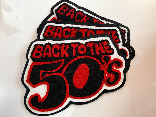 Back To The 50's Sow On Patch (RED)