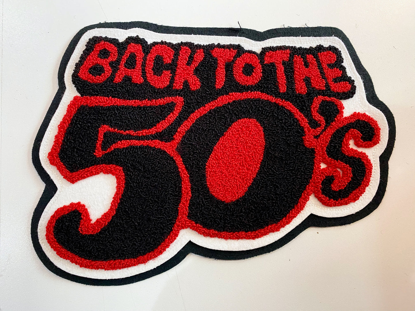 Back To The 50's Sow On Patch (RED)