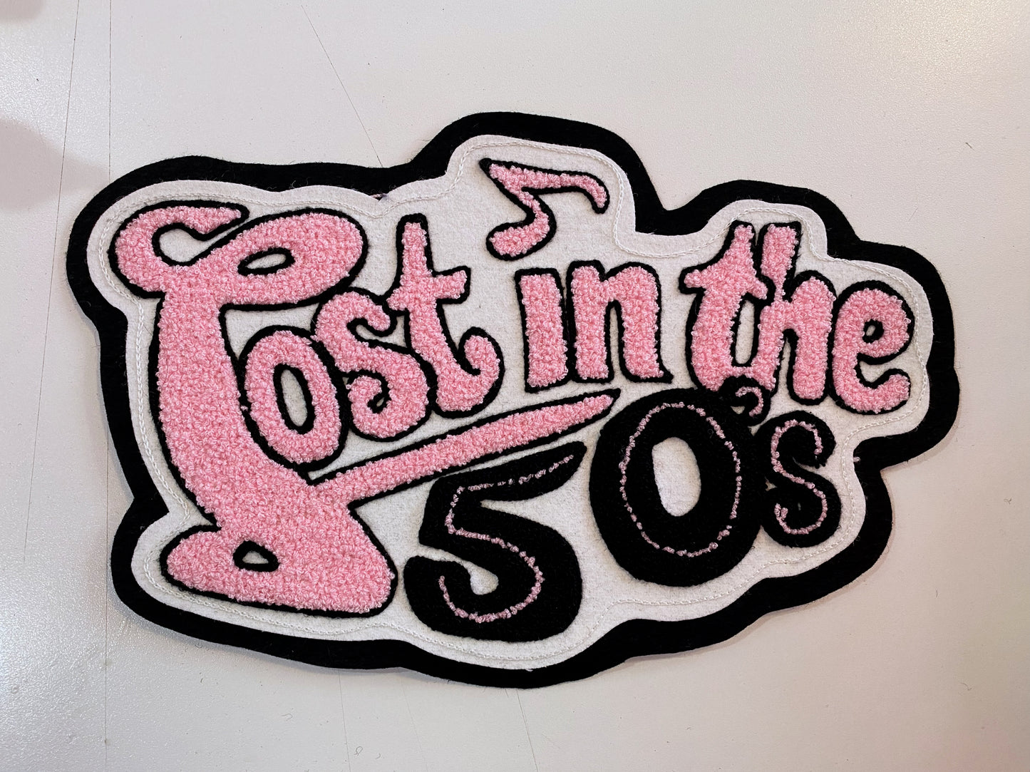 Lost in the 50's Sow On Patch (PINK with Music Note)