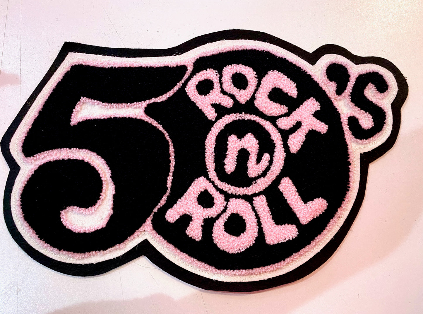50's Rock n Roll Sow On Patch (PINK)