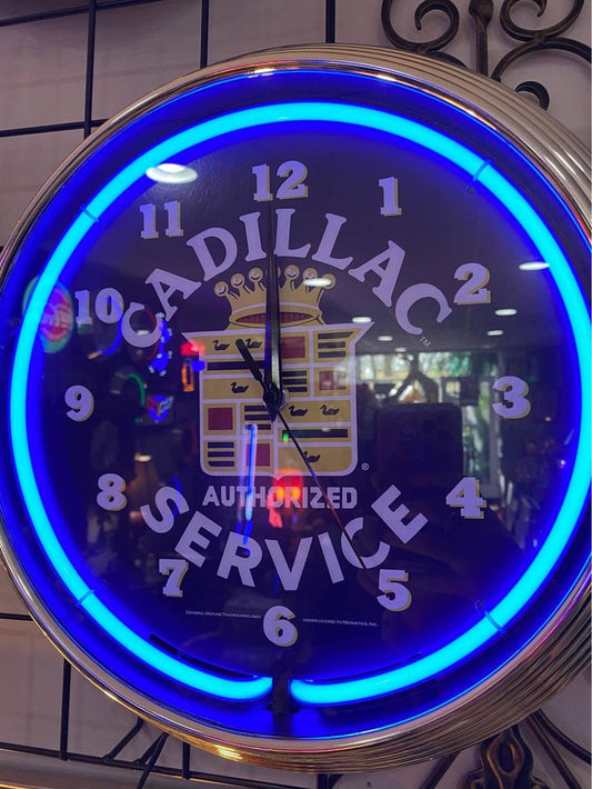 Cadillac Neon Clock
