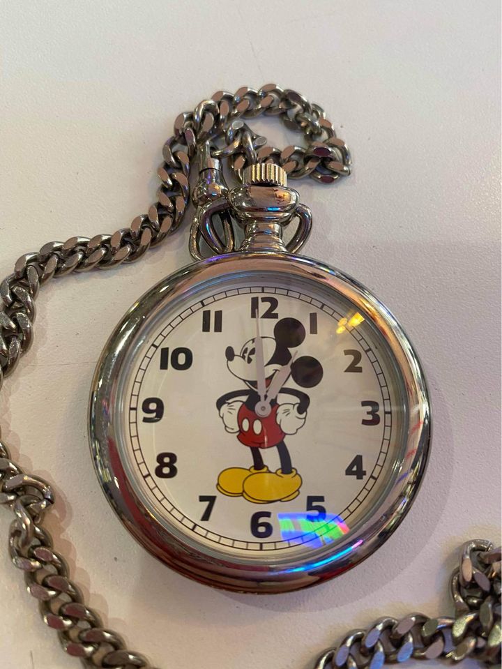 2003 Fossil Mickey Mouse Pocket Watch