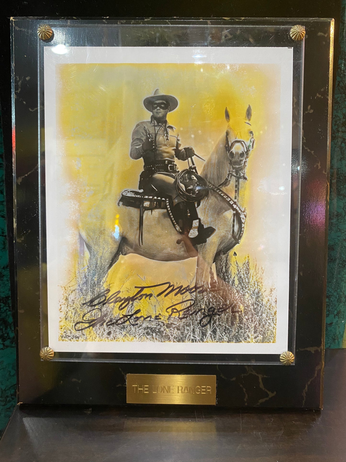 Clayton Moore Lone Ranger Autograph