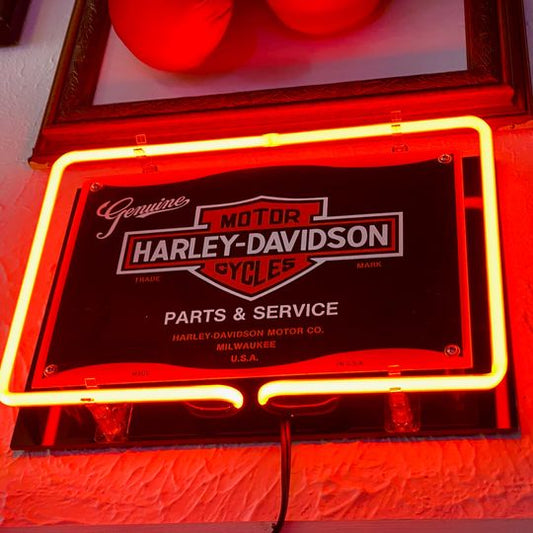 Harley Davidson Junior Neon Sign *LOCAL PICKUP ONLY*